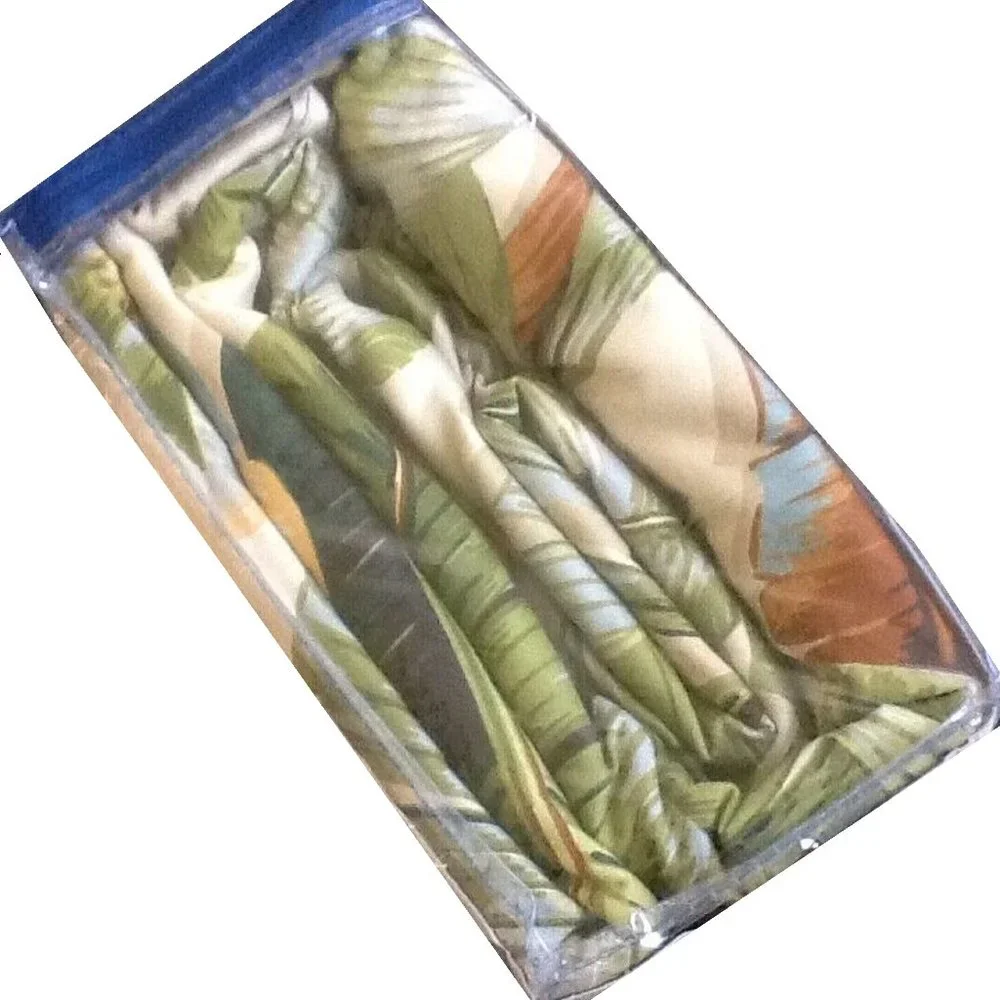 brand new Tommy Bahama Palmiers 100% Cotton QUEEN Duvet Cover + 2 Shams
